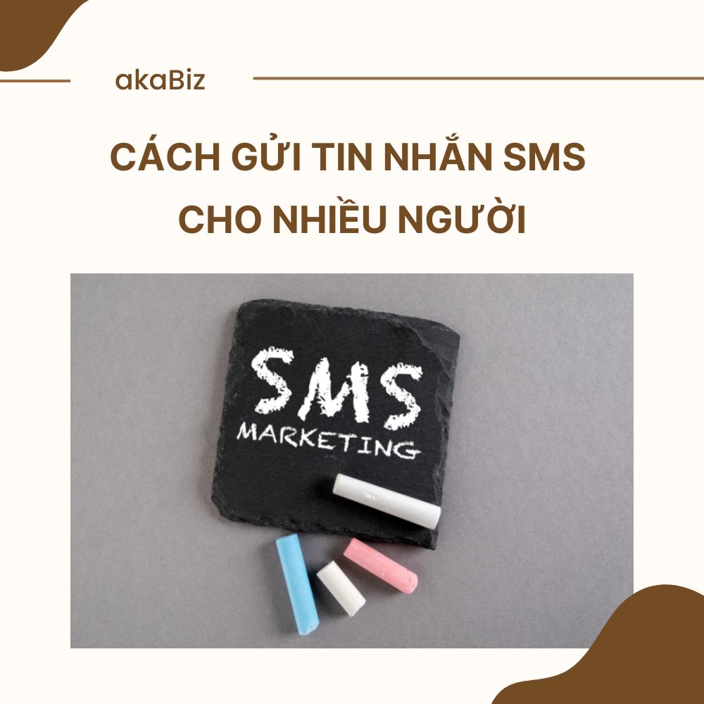 Cách gửi tin nhắn SMS cho nhiều người