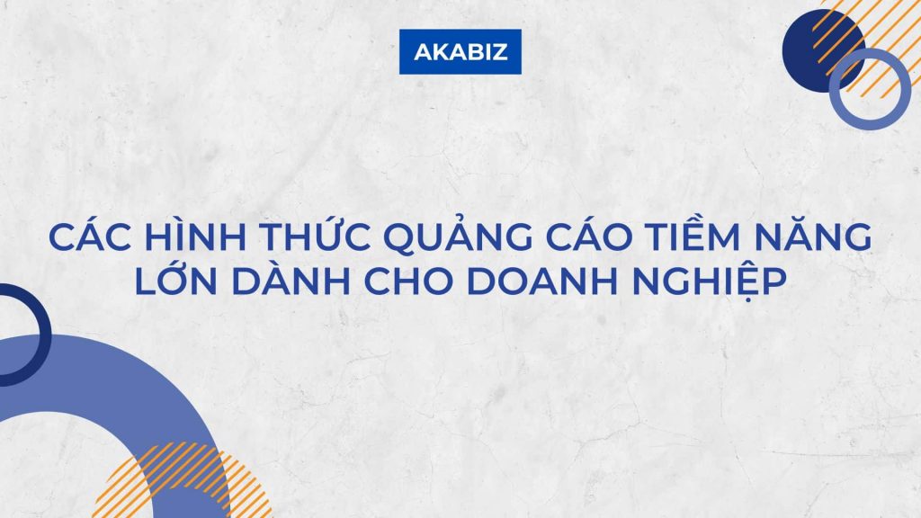 các hình thức quảng cáo