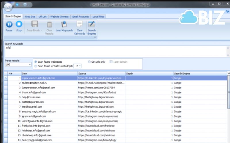 phần mềm lấy data khách hàng