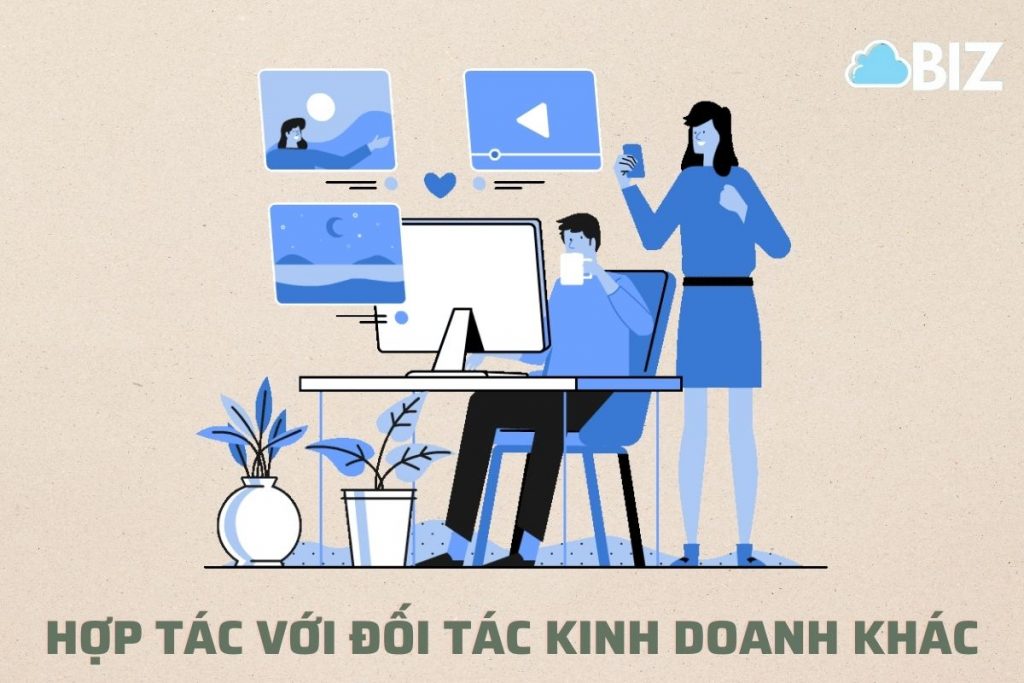 Kết nối với các đối tác kinh doanh