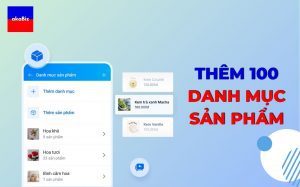 Thêm danh mục sản phẩm Zalo Business