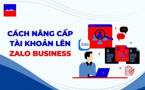 cách nâng cấp Zalo Business