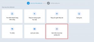 chọn mục tiêu quảng cáo phù hợp với nhu cầu của bạn